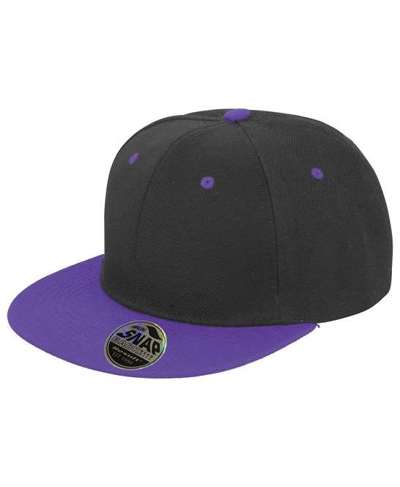 Contrast Bronx Flat Peak Snapback Cap