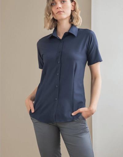Ladies Wicking Anti Bac S/S Sh