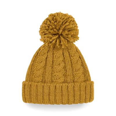 Cable Knit Melange Beanie