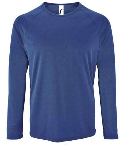 Sporty Long Sleeve Performance T Shirt