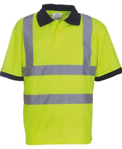 Hi Vis Short Sleeve Polo Shirt