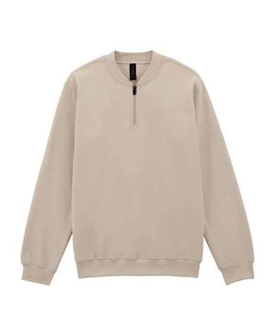 SoftStyle® Midweight Fleece 1/4 Zip Sweatshirt