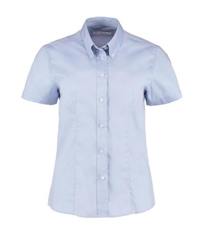 Women's Corporate Oxford Blouse Short Sleeved