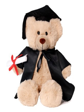 Barty Bear with grad outfit & tee