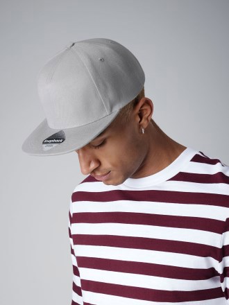 Flat Peak Snapback Cap