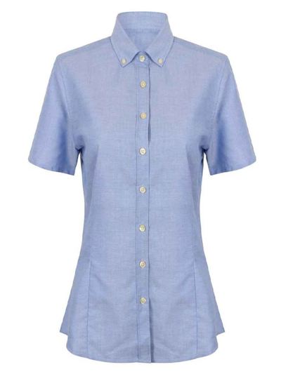 Modern Short Sleeve Regular Fit Oxford Shirt