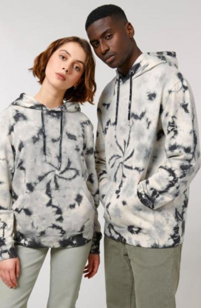 THE UNISEX TIE AND DYE HOODIE SWEATSHIRT