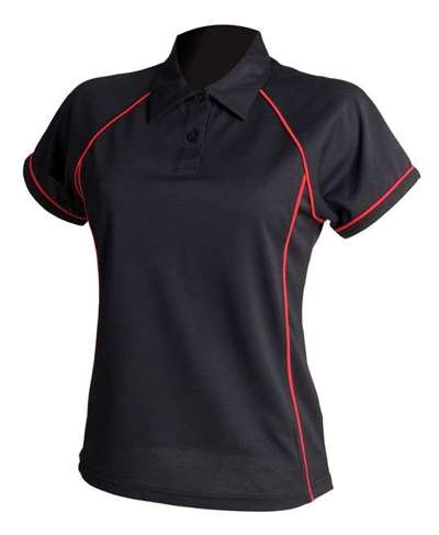 Women's Piped Performance Polo