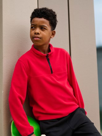 Kids 1/2 Zip Micro Fleece
