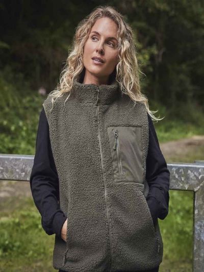 Unisex Borg Fleece Gilet