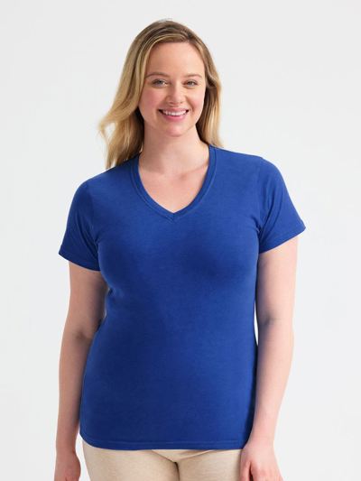 Ladies Classic V Neck T Shirt