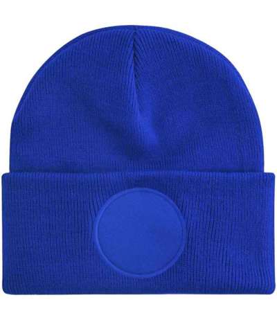Circular patch printers beanie