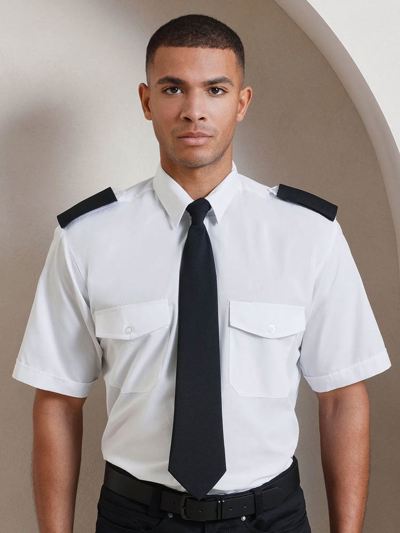 Short sleeve pilot shirt