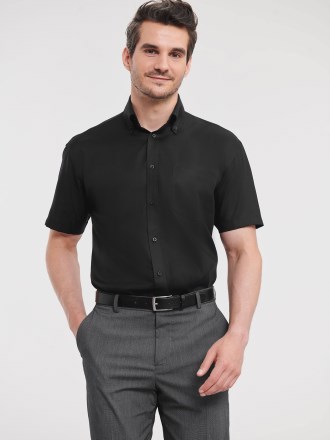 Mens Short Sleeve Ultimate Non Iron Luxury Shirt