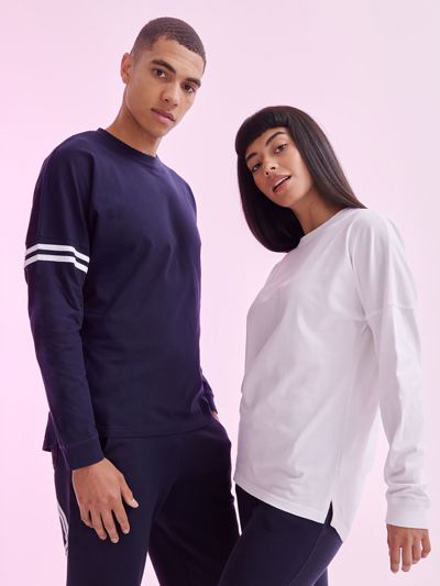 Unisex Shoulder Slogan Top