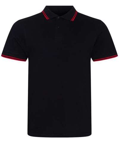 AWDis Stretch Tipped Piqué Polo Shirt