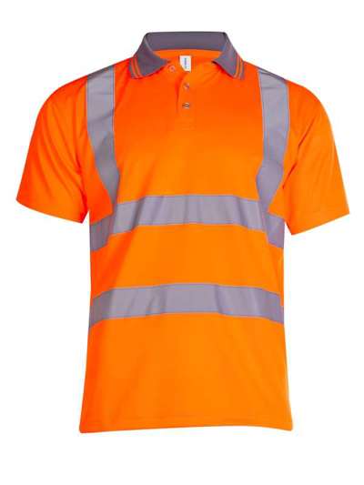 Hi Vis Short Sleeve Polo Shirt