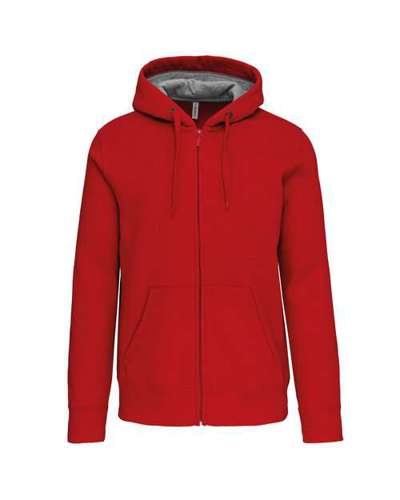 Heavy Full Zip Contrast Hoody