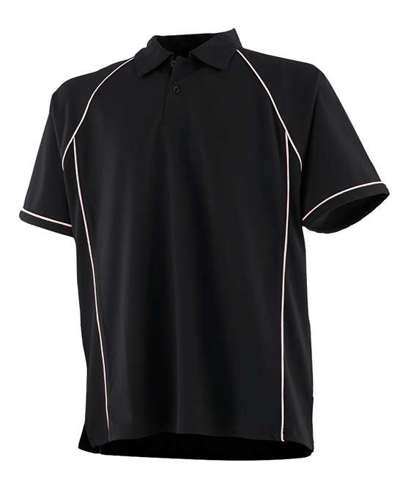 Kids Piped Performance Polo