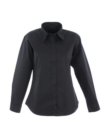 Ladies Pinpoint Oxford Fill Sleeve Shirt