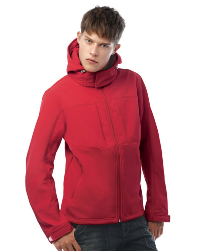 B&C Men's Hooded Softshell