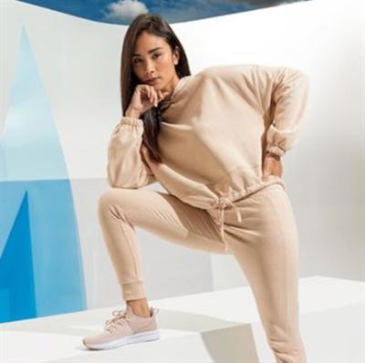 Women's TriDri® cropped oversize Hoodie