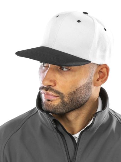 Contrast Bronx Flat Peak Snapback Cap