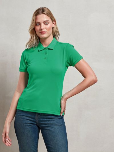 LADIES COOLCHECKER PLUS POLO SHIRT
