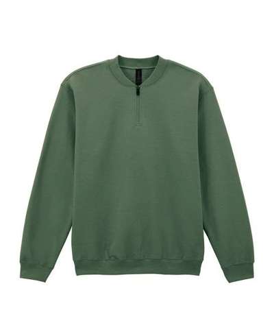 SoftStyle® Midweight Fleece 1/4 Zip Sweatshirt