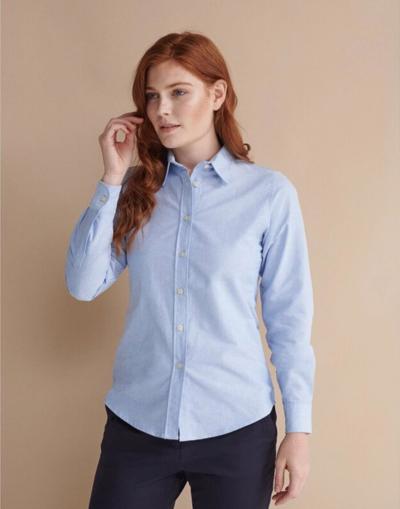 Ladies L/Sleeve Classic Oxford
