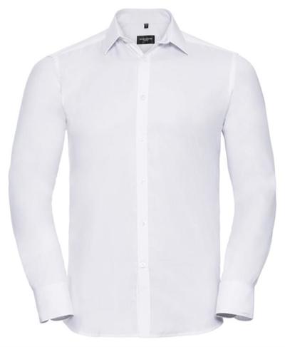 Russell Collection Mens H'bone Shirt