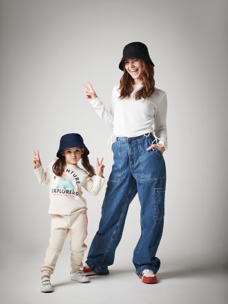 Junior organic cotton bucket hat