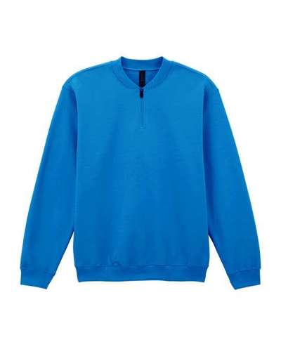 SoftStyle® Midweight Fleece 1/4 Zip Sweatshirt