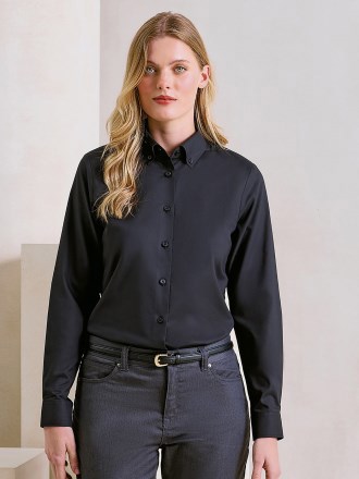 Ladies Supreme Long Sleeve Oxford Shirt