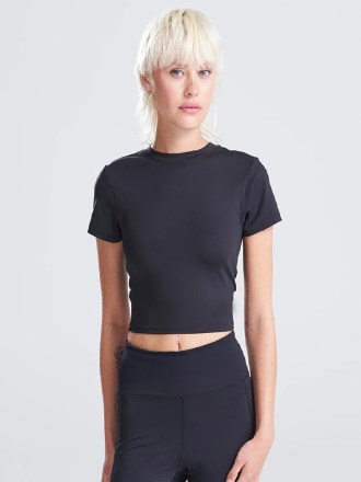 Ladies Cool Recycled Cropped T-Shirt