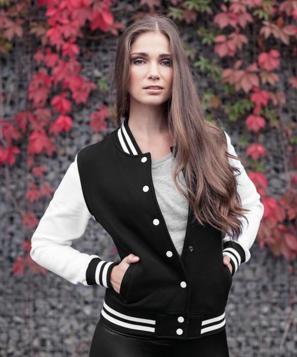 Women's sweat college jacket