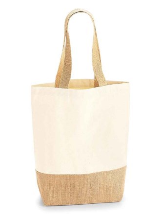Jute Base Canvas Shopper