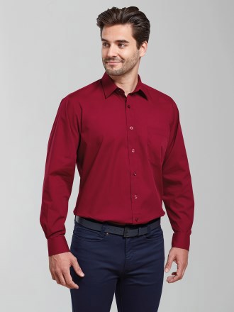 Long Sleeve Poplin Shirt
