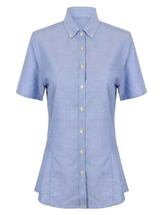 Modern Short Sleeve Regular Fit Oxford Shirt