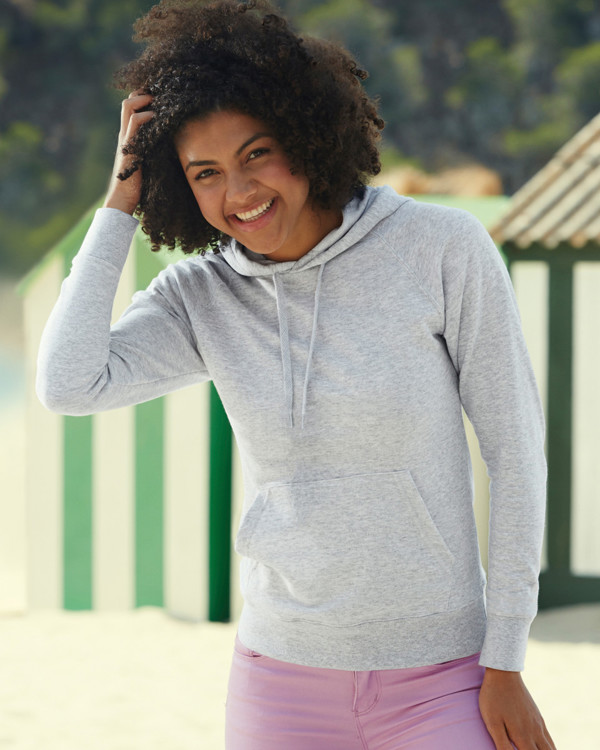 FOTL Lady Fit Lightweight Hooded Sweat