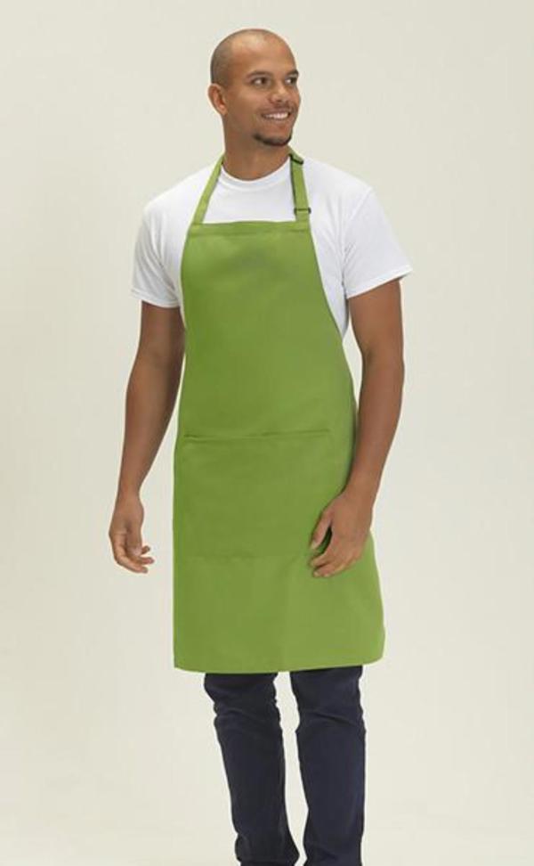 Bib Apron With Pocket