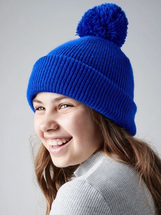 Junior Reflective Bobble Beanie