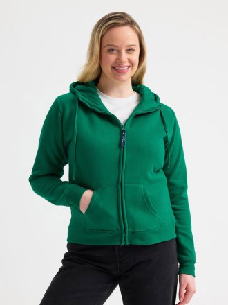 Ladies Classic Full Zip Hooded Sweatshirt