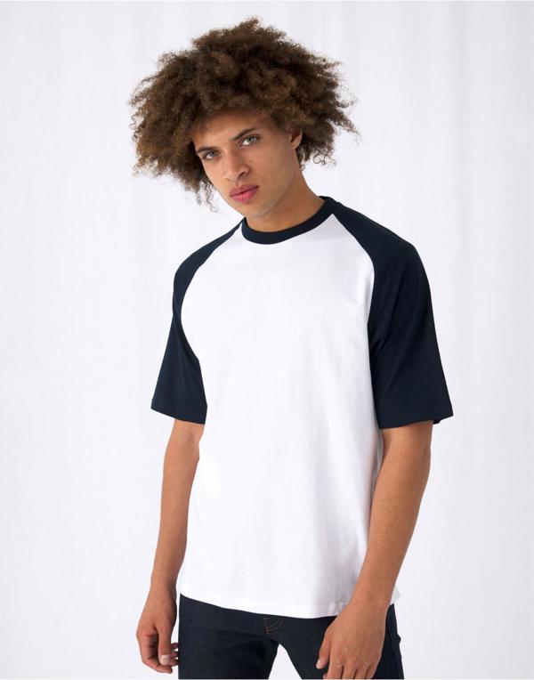 Mens S/Sleeve Baseball Tee