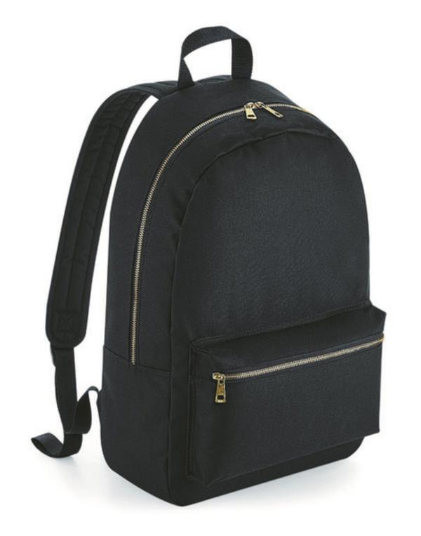 Metallic Zip  Backpack