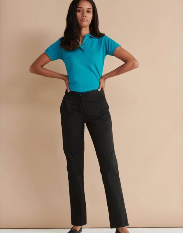 Ladies 65/35 Flat Front Chino