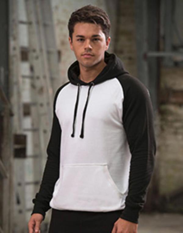 Just Hoods Baseball Hoodie