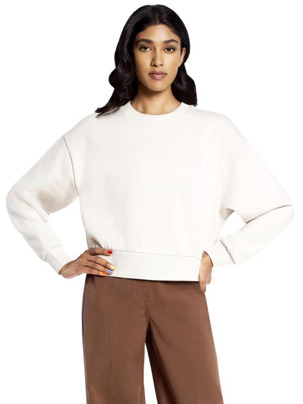 WOMEN'S HEAVYWEIGHT CROPPED  SWEATSHIRT
