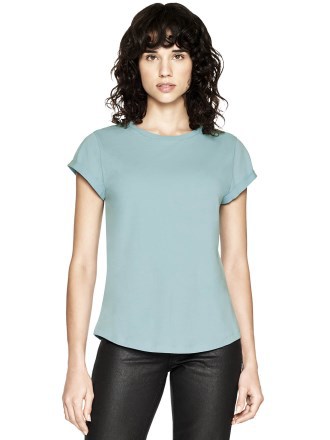 Women's Rolled Sleeve T Shirt