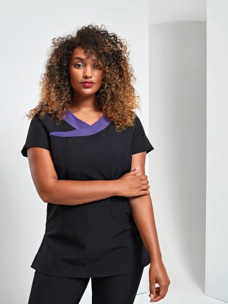 Ivy Beauty Tunic Contrast Neck